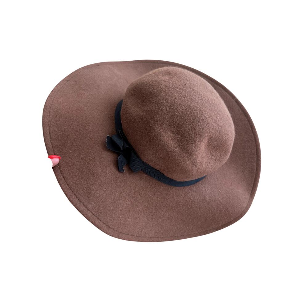 River island brown floppy hat wide brim summer beach pool ASOS